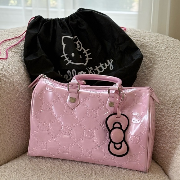 Vintage Hello Kitty Pearl Pink Satchel